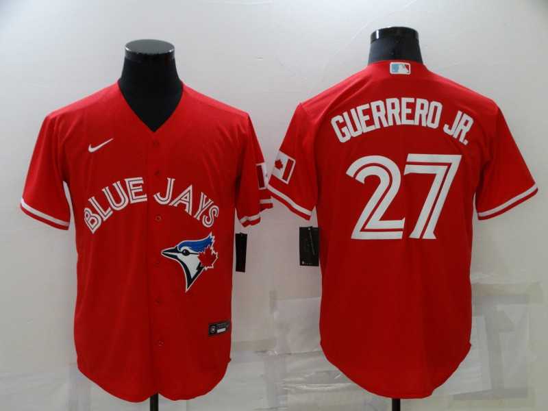 Blue Jays 27 Vladimir Guerrero Jr. Red Nike Cool Base Jersey,We sell and wholesale Blue Jays 27 Vladimir Guerrero Jr. Red Nike Cool Base Jersey on line form chian!